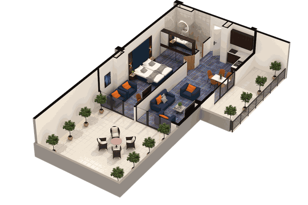 Investment Apartment 334 - GINO Seaside Tbilisi (117,48 nm)