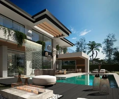 ID 204 / Luxusvillenprojekt in fußläufiger Entfernung von Puerto Banús