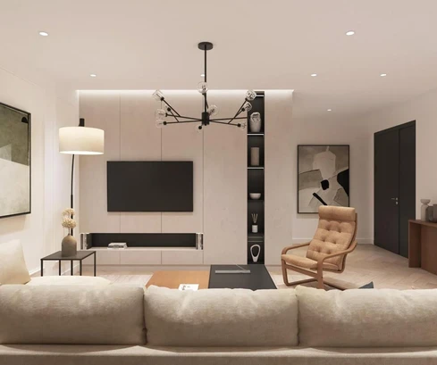 Istrie, Premantura, penthouse s prostornou terasou a otevřeným výhledem na moře