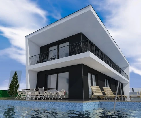 Modern villa eladó Poreč közelében Horvátországban