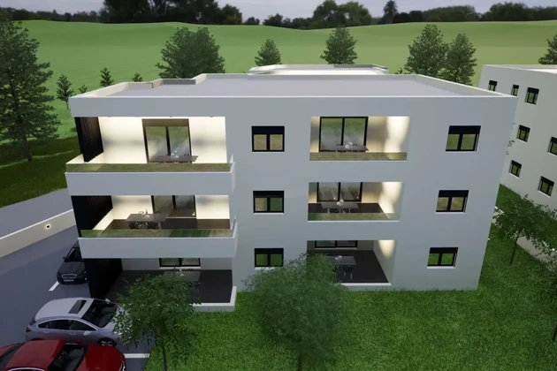 Vodice - S4 hermoso apartamento moderno con terraza, vista al mar