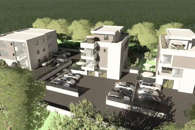 K.Stari, cómodo apartamento de dos dormitorios de 67 m2 con 2 plazas de aparcamiento y vistas al mar