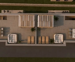 Apartamento con vista al mar a 60 m del mar, 75 m², 1 habitación, Mandre, Pag
