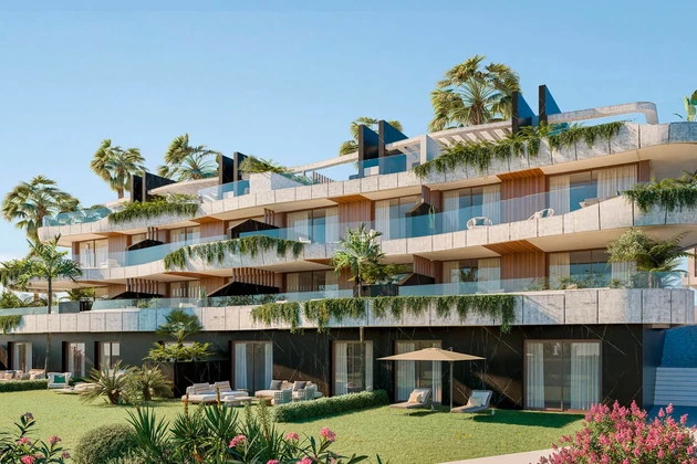 ID 268 / Új apartmanok Marbellában, panorámás tengerre néző kilátással