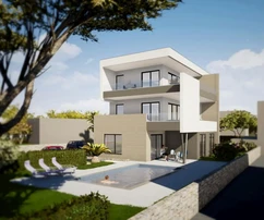 Appartement de luxe à vendre en bord de mer à Omišalj en Croatie