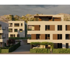 Kastel Luksic, négy szobás penthouse 112,08 m² nettó lakóterülettel és tetőterasszal