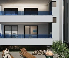 Zadar, Sukošan, modern two-bedroom apartment with a rooftop terrace in an excellent location