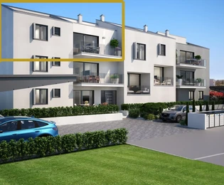 Istrie, Poreč – Moderní dvoupokojový apartmán s výhledem na moře