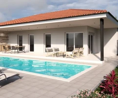 Újonnan épült ház medencével, Isztria, Rovinj