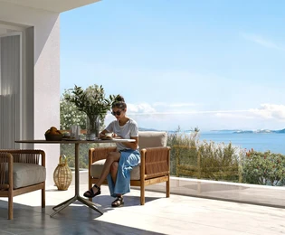 Penthouse in einer exklusiven Ferienanlage nur 50 Meter vom Meer entfernt zu verkaufen in Kroatien