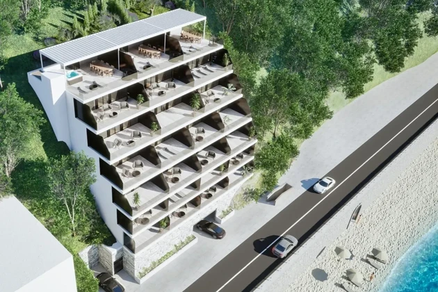 Jesenice, 2-izbový byt 77,89 m2, prvý rad pri mori s otvoreným výhľadom