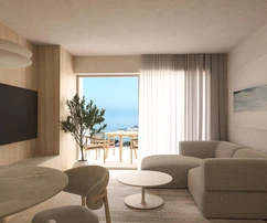 Istrie, Umag - Green Tower Residence, Jednopokojový byt v luxusní budově ve 2. patře