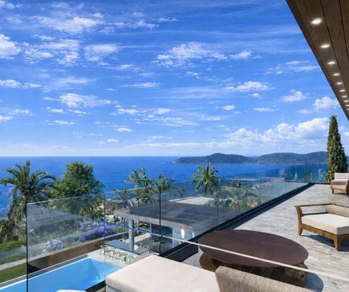 Opatija, Pobri, attico di lusso 127 m² con vista mare