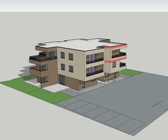 Vodice – prévente – appartement S11 avec vue sur la mer, 67,37 m², 2e étage