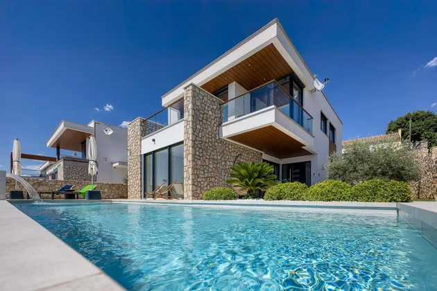 Crikvenica, villa de luxe, maison, 280 m², terrain 526 m², vue sur la mer