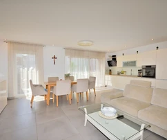 Vodice - Semi-detached house with roof terrace, pool, 450 m from the center