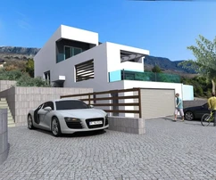 Podstrana, Mutogras, luxusná vila 370 m2 so záhradou 392 m2 a bazénom
