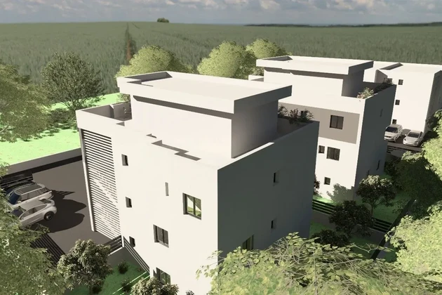 K.Stari, komfortable Zwei-Zimmer-Wohnung 67m2 mit 2 Parkplätzen, Meerblick