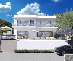 Longer, detached house 250m2 on a plot of 540m2, 190m from the sea