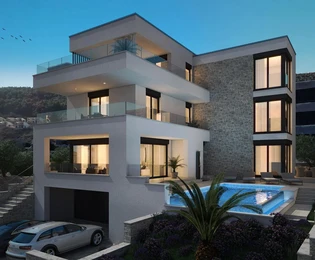 Moderná vila vo Vinjeraci s výhľadom na more na predaj v Chorvátsku