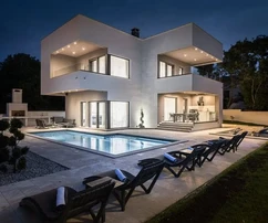 Istria, Rakalj: Luxury villa with panoramic sea views