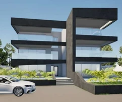 Строительный участок, 908 м2, Паг-Новалья, проект на 6 апартаментов