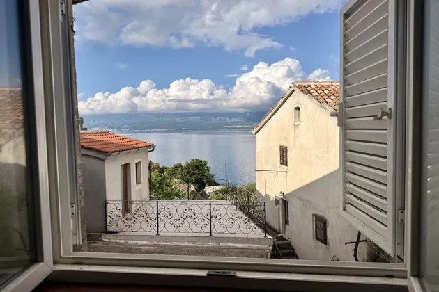 Old stone house with sea view